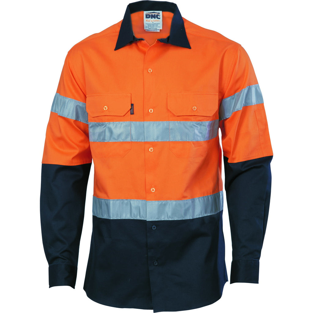 DNC Hivis D/n 2 Tone Drill Shirt (3536)