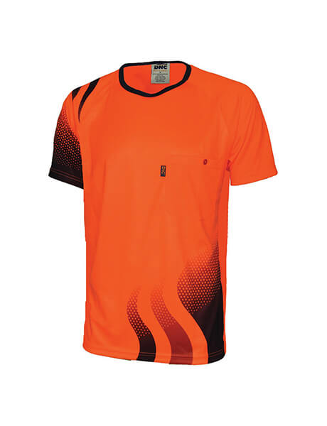 DNC Wave Hi Vis Sublimate Tee (3562)