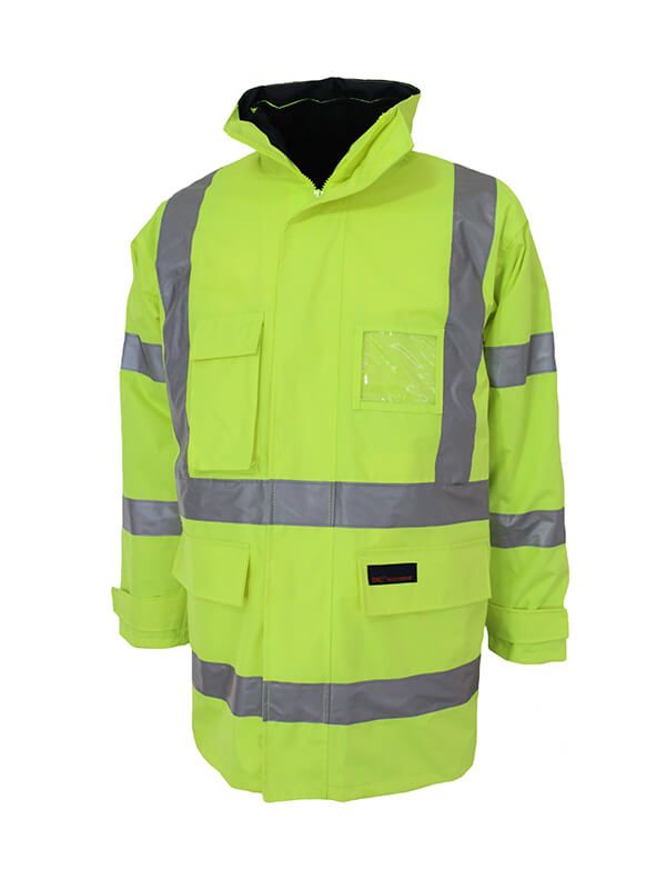 Dnc HiVis "6 in 1" Breathable rain jacket Biomotion(3572)