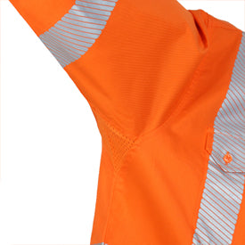 Hivis Segment Taped Coolight "X" Back Shirt (3646)