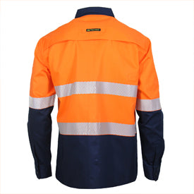 DNC Hivis 2 Tone Segment Taped Coolight Shirt (3648)