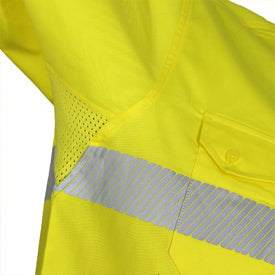 DNC Hivis 2 Tone Segment Taped Coolight Shirt (3648)