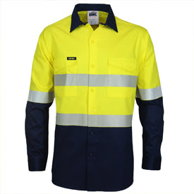 DNC Hivis 2 Tone Segment Taped Coolight Shirt (3648)