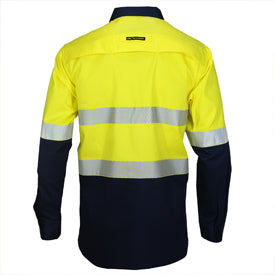 DNC Hivis 2 Tone Segment Taped Coolight Shirt (3648)