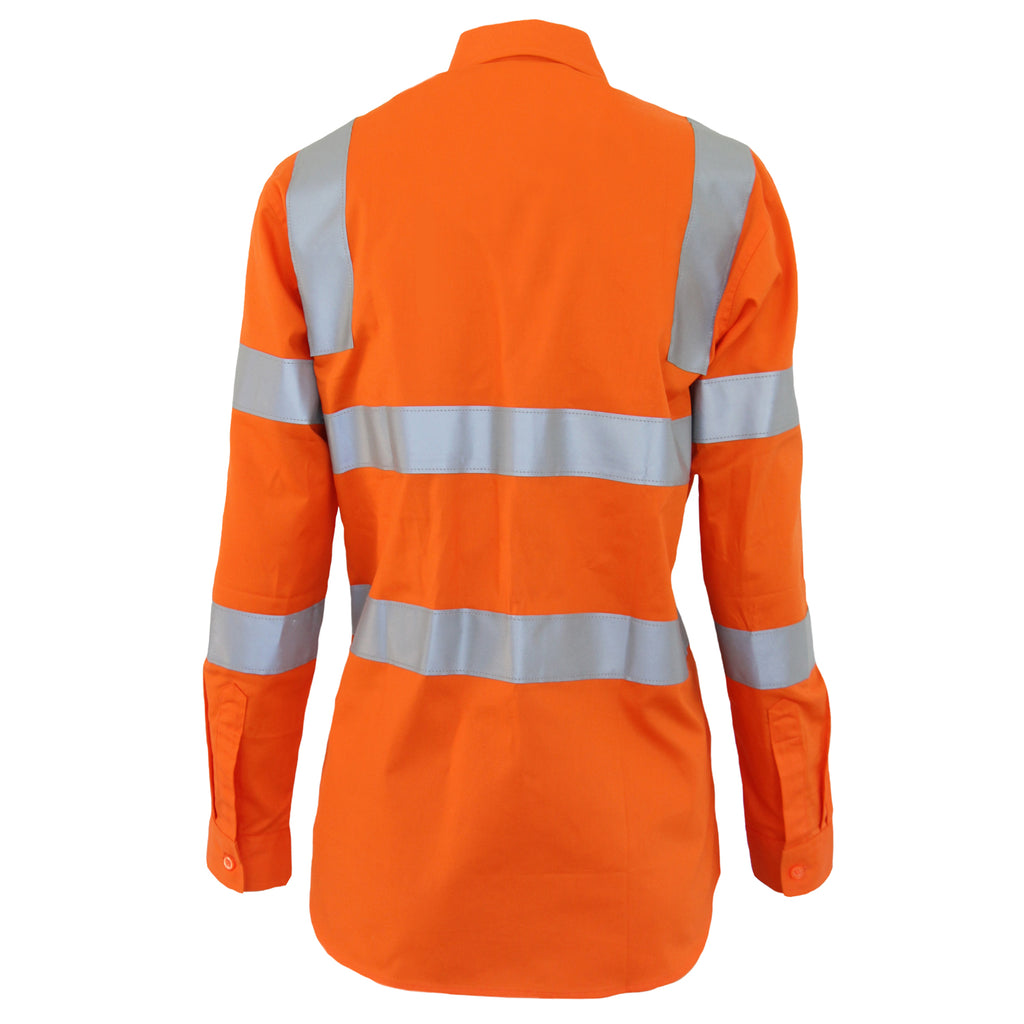 DNC Ladies Hivis L/W Cotton Vic Rail Csr Shirt (3742)