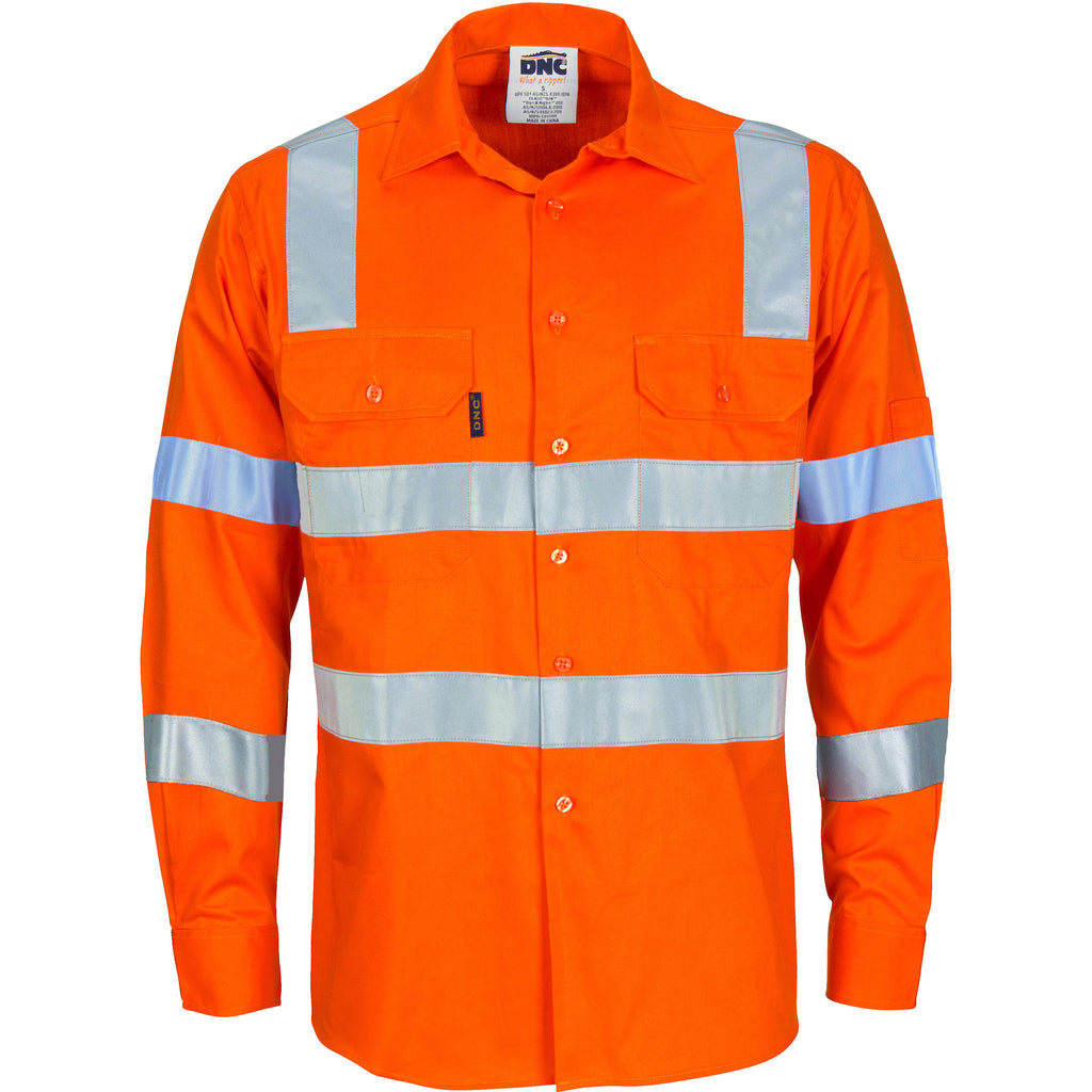 DNC Hivis D/N L/w Cotton Shirt (3743)