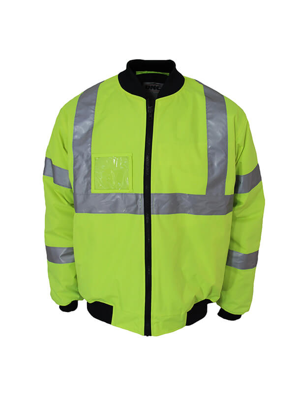 Dnc HiVis "X" back flying jacket Biomotion tape (3763)