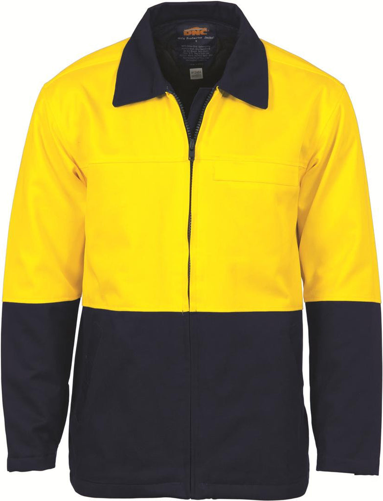 DNC HiVis Two Tone Protector Drill Jacket (3868)