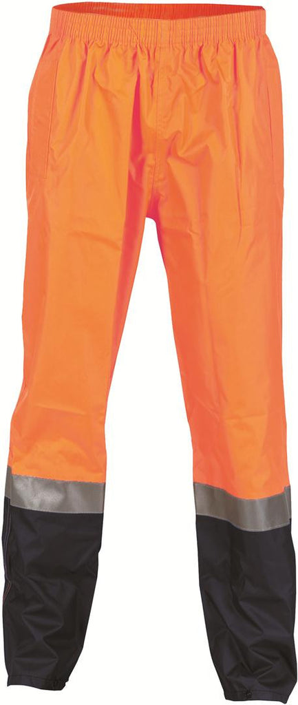 DNC Hivis “4 In 1” Zip Off Sleeve Reversible Vest, ‘X’ Back With Additional Tape On Tail (3880)