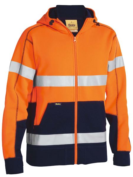 Bisley Taped Hi Vis Fleece Hoodie With Sherpa Lining (BK6988T)