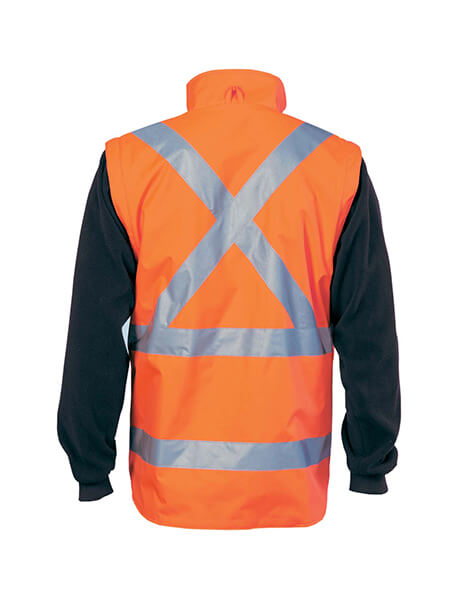 DNC HiVis Cross Back D/N “6 in 1” jacket (Outer Jacket And Inner Vest Can Be Sold Separately) (3997)