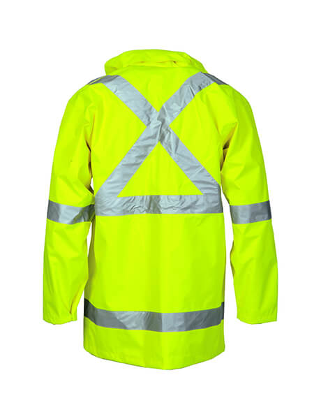 DNC HiVis Cross Back D/N "2 in 1" Contrast Rain Jacket (3995)