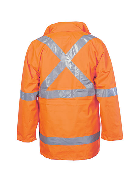 DNC HiVis Cross Back D/N "2 in 1" Contrast Rain Jacket (3995)