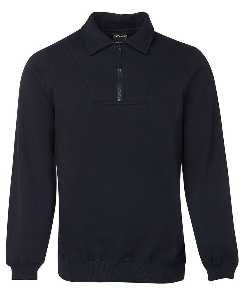 JB's  Adults Half Zip Fleecy Sweat (3FSZ)