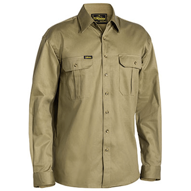 Bisley Original Cotton Drill Shirt - Long Sleeve (BS6433)