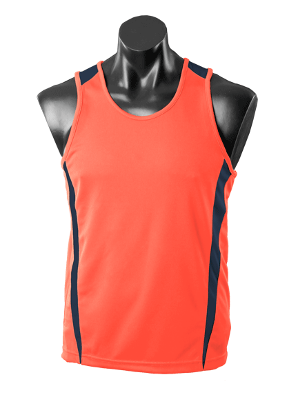 Aussie Pacific Eureka mens singlet 1st ( 14 Colour )-(1104)