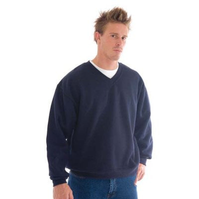 DNC V-neck Fleecy Sweatshirt (Sloppy Joe) (5301)