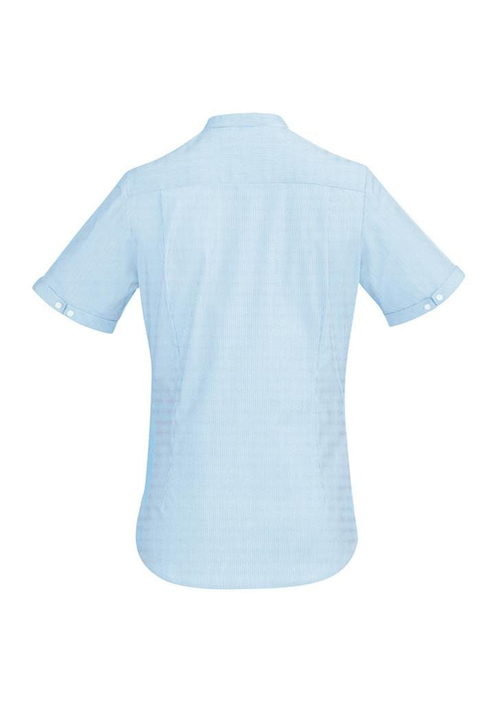 Biz Corporates-Biz Corporate Bordeaux Ladies Short Sleeve Shirt--Corporate Apparel Online - 4