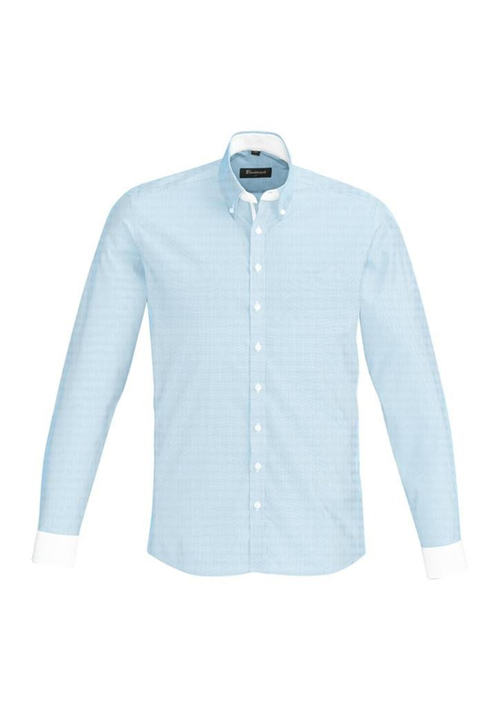 Biz Corporates-Biz Corporate Fifth Avenue Mens Long Sleeve Shirt-Alaskan Blue / XS-Corporate Apparel Online - 2