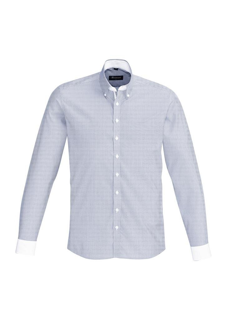 Biz Corporates-Biz Corporate Fifth Avenue Mens Long Sleeve Shirt-Patriot Blue / XS-Corporate Apparel Online - 9