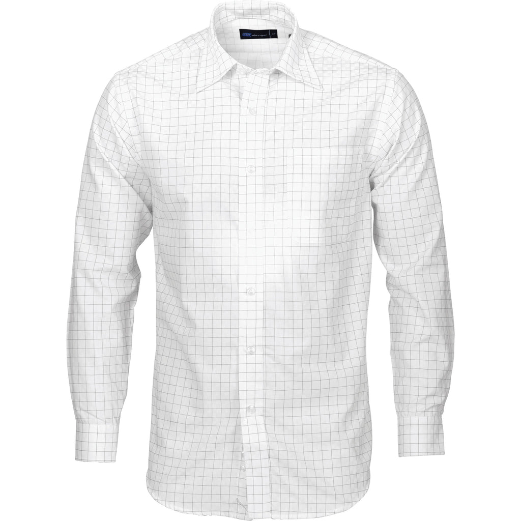 DNC Mens Yarn Dyed L/S Check Shirt (4158)