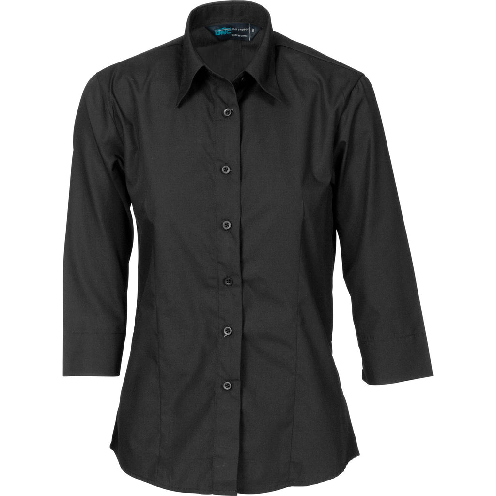 DNC Ladies Polyester Cotton 3/4 Sleeve Shirts (4203)