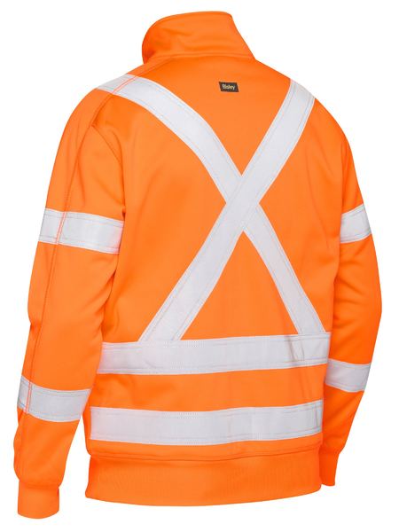 Bisley X Taped Hi Vis 1/4 Zip Pullover (BK6814XT)