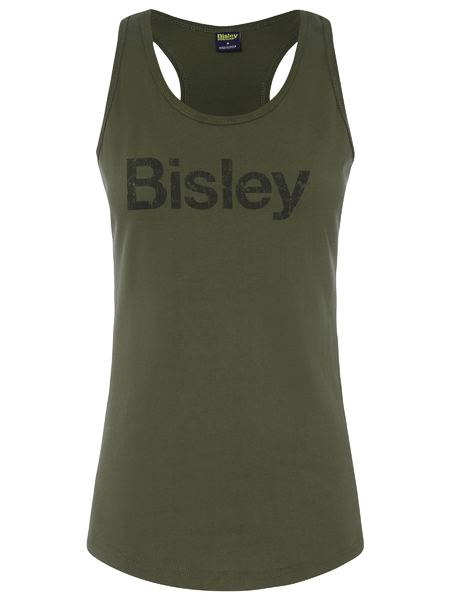 Bisley Women's Cotton Logo Singlet (BKSL063)