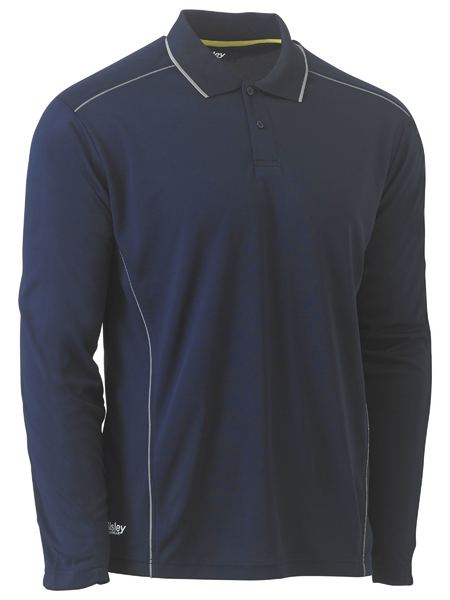 Bisley Cool Mesh Polo With Reflective Piping (BK6425)