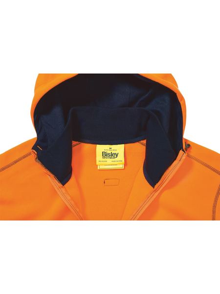 Bisley Hi Vis Zip Front Fleece Hoodie (BK6819)