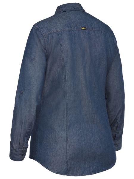 Bisley Womens Long Sleeve Denim Work Shirt (BL6602)