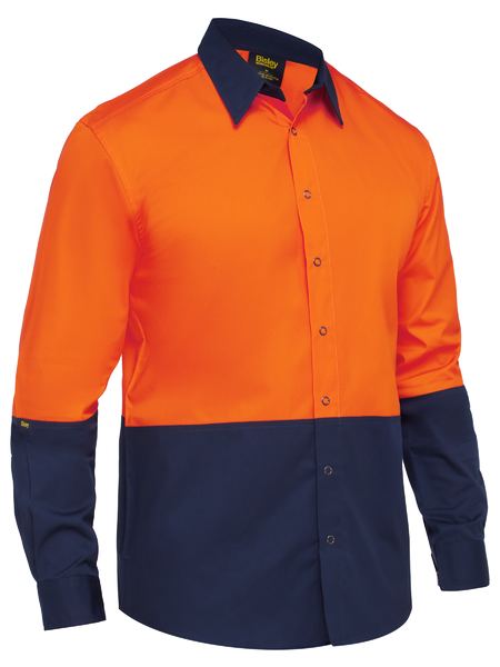 Bisley Two Tone Hi Vis Long Sleeve Shirt (BS6442)