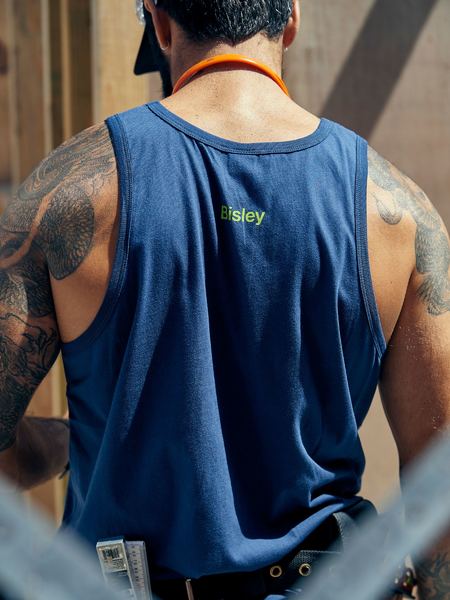 Bisley Cotton Logo Singlet (BKS063)