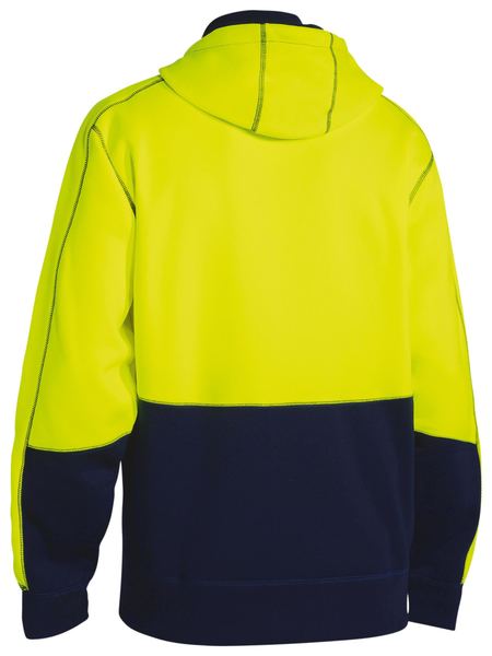 Bisley Hi Vis Zip Front Fleece Hoodie (BK6819)