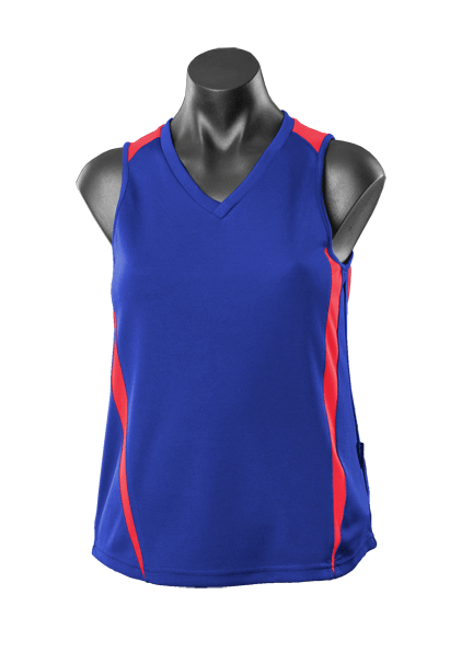 Aussie Pacific Eureka Ladies Singlets 1st (13 Colour )-(2104)