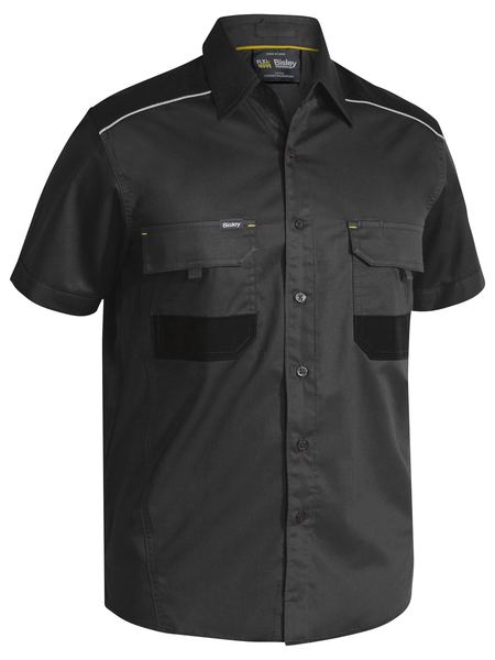 Bisley Flex & Move Mechanical Stretch Shirt Short Sleeve (BS1133)