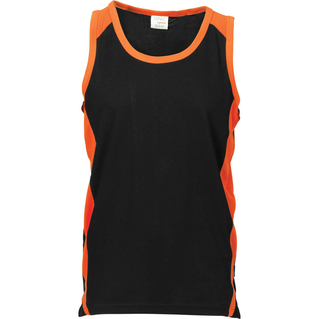 DNC Adult Cool-Breathe Contrast Singlet (5141)