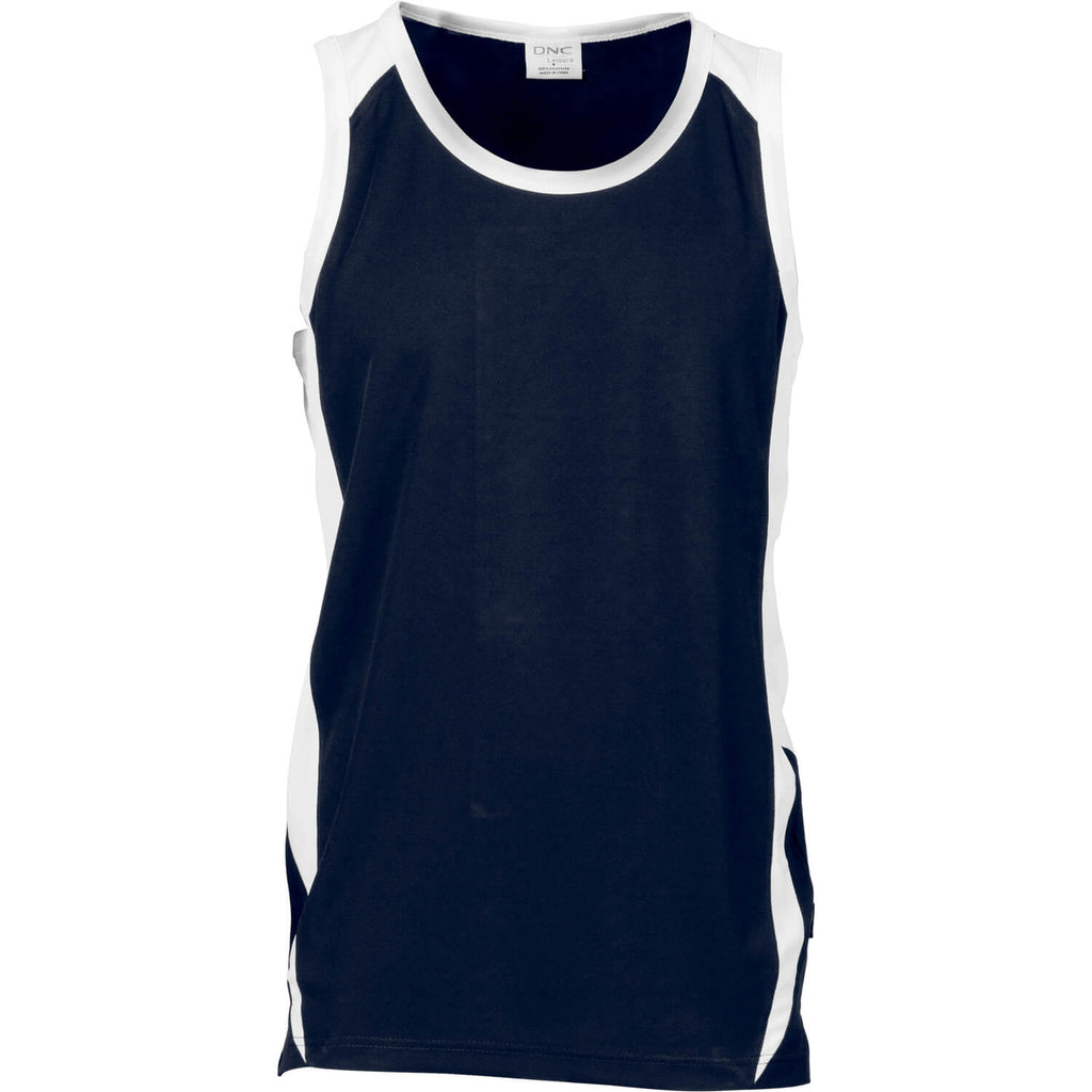 DNC Adult Cool-Breathe Contrast Singlet (5141)