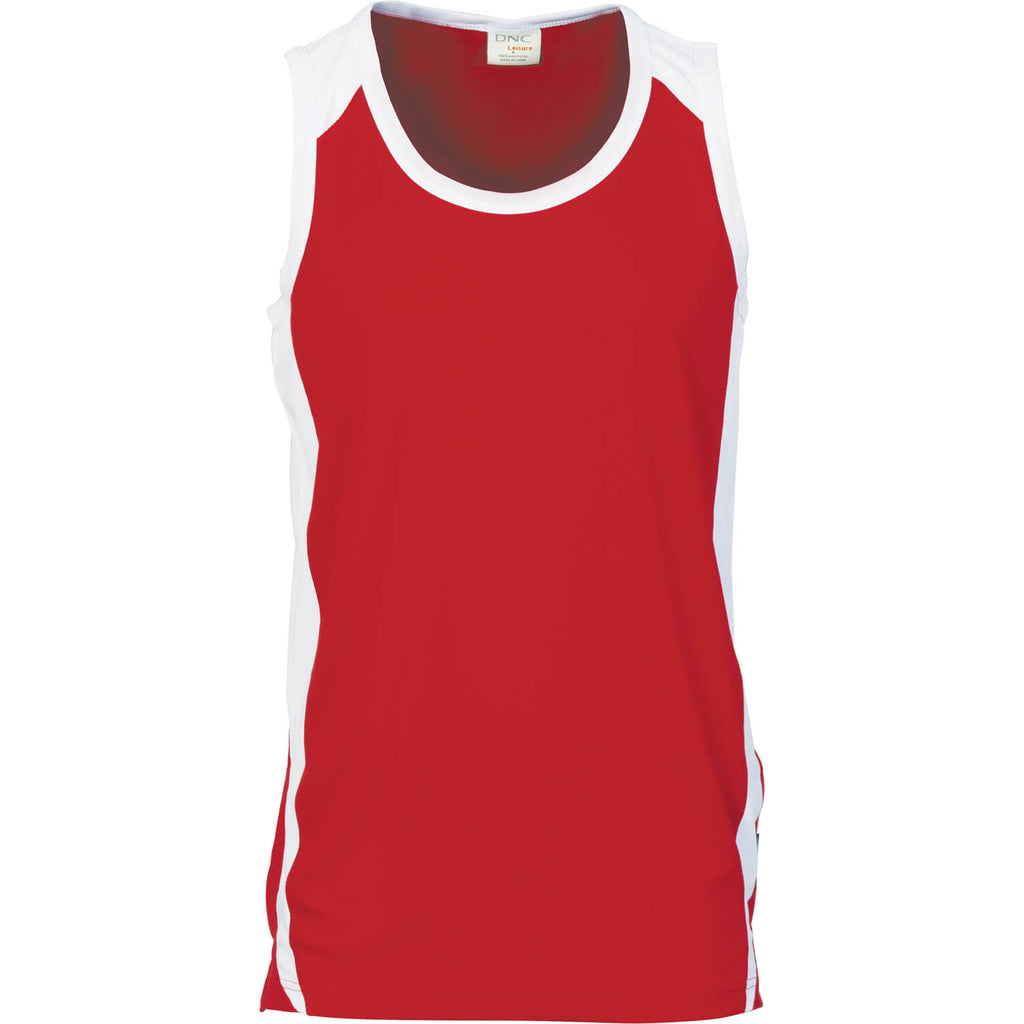 DNC Adult Cool-Breathe Contrast Singlet (5141)