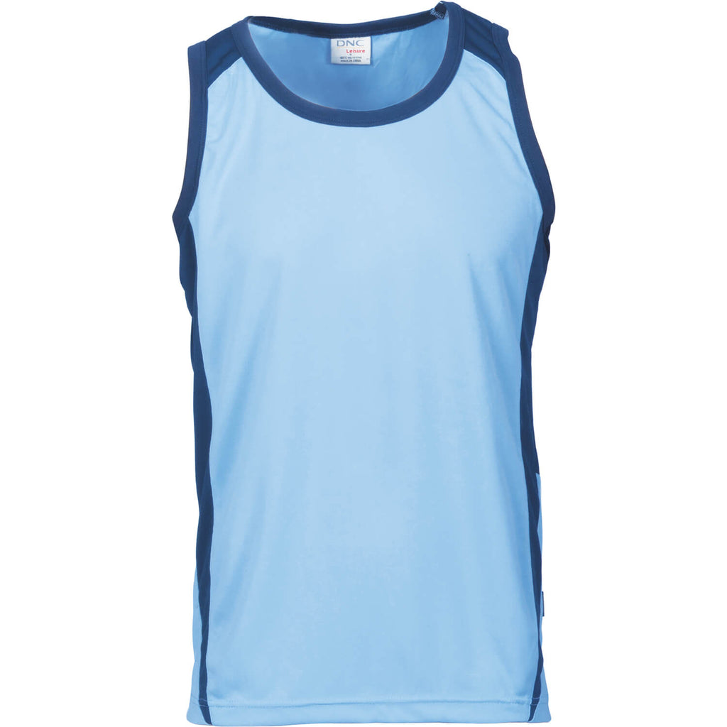 DNC Adult Cool-Breathe Contrast Singlet (5141)