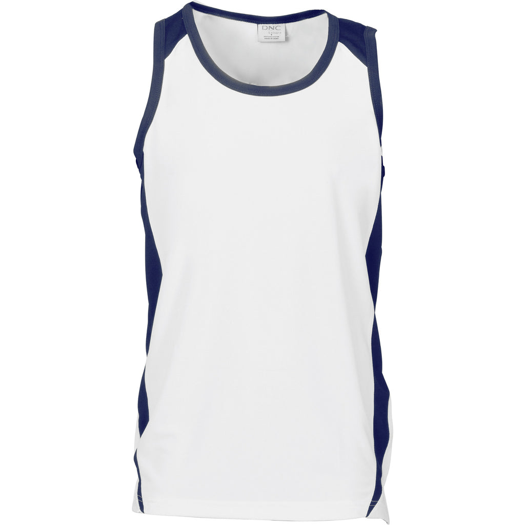 DNC Kids Cool-Breathe Contrast Singlet (5142)