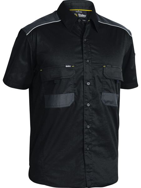 Bisley Flex & Move Mechanical Stretch Shirt Short Sleeve (BS1133)