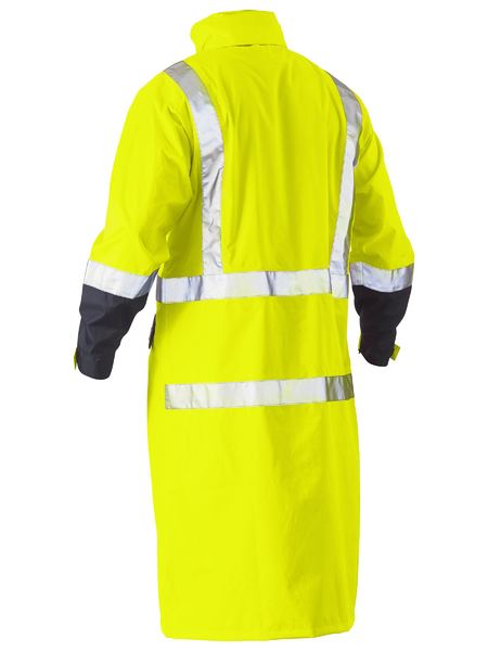 Bisley Taped Hi Vis Long Rain Coat (BJ6961T)