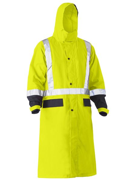 Bisley Taped Hi Vis Long Rain Coat (BJ6961T)