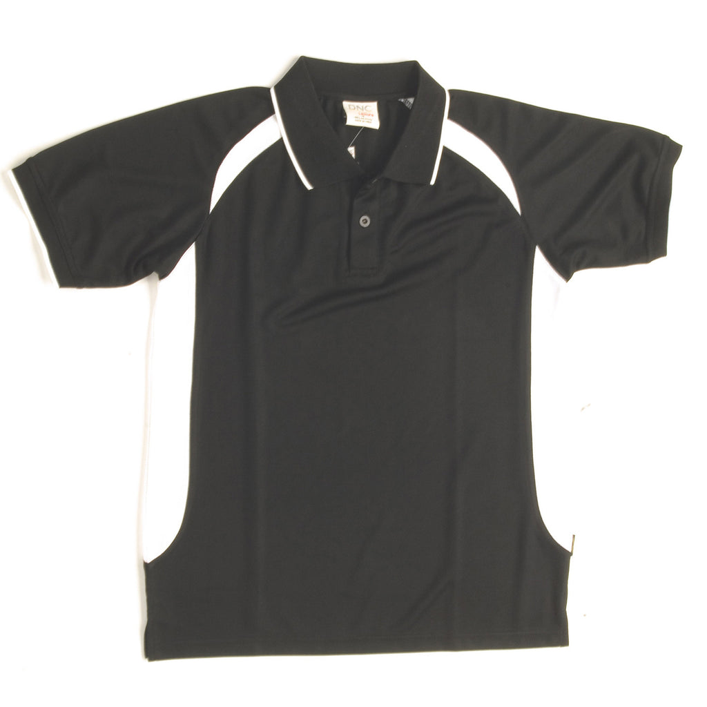 DNC Kids Air Flow Contrast Raglan Mesh Polo (5263)