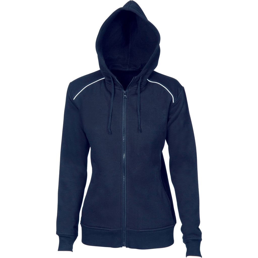 DNC Ladies Contast Piping Fleecy Hoodie (5426)