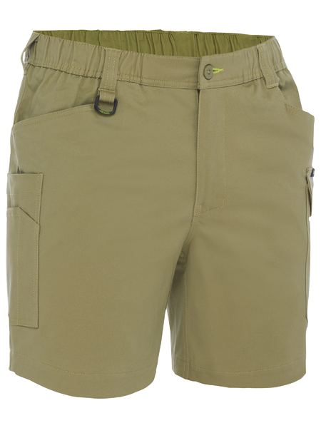 Bisley Stretch Cotton Elastic Waist Cargo Short (BSHC1018)