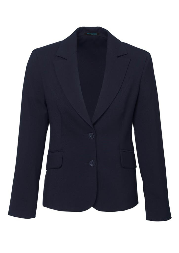 Biz Corporates-Biz Corporates Ladies Short to Mid Length Jacket-Navy / 4-Corporate Apparel Online - 6