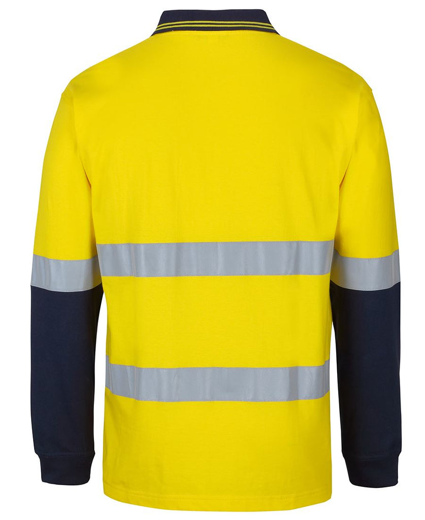 JB's Hi Vis (D+N) L/S Cotton Polo (6DCPL)