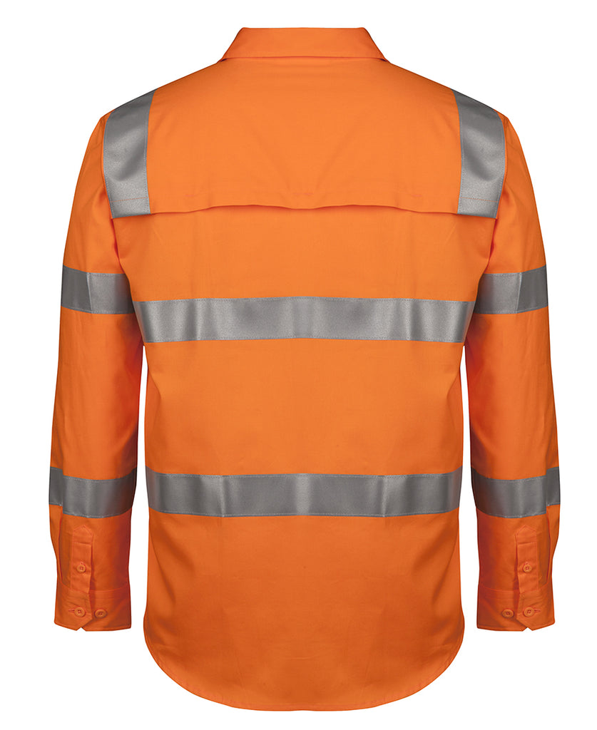 JB's Hi Vis (D+N) L/S 150G Vic Rail Work Shirt (6DNWR)